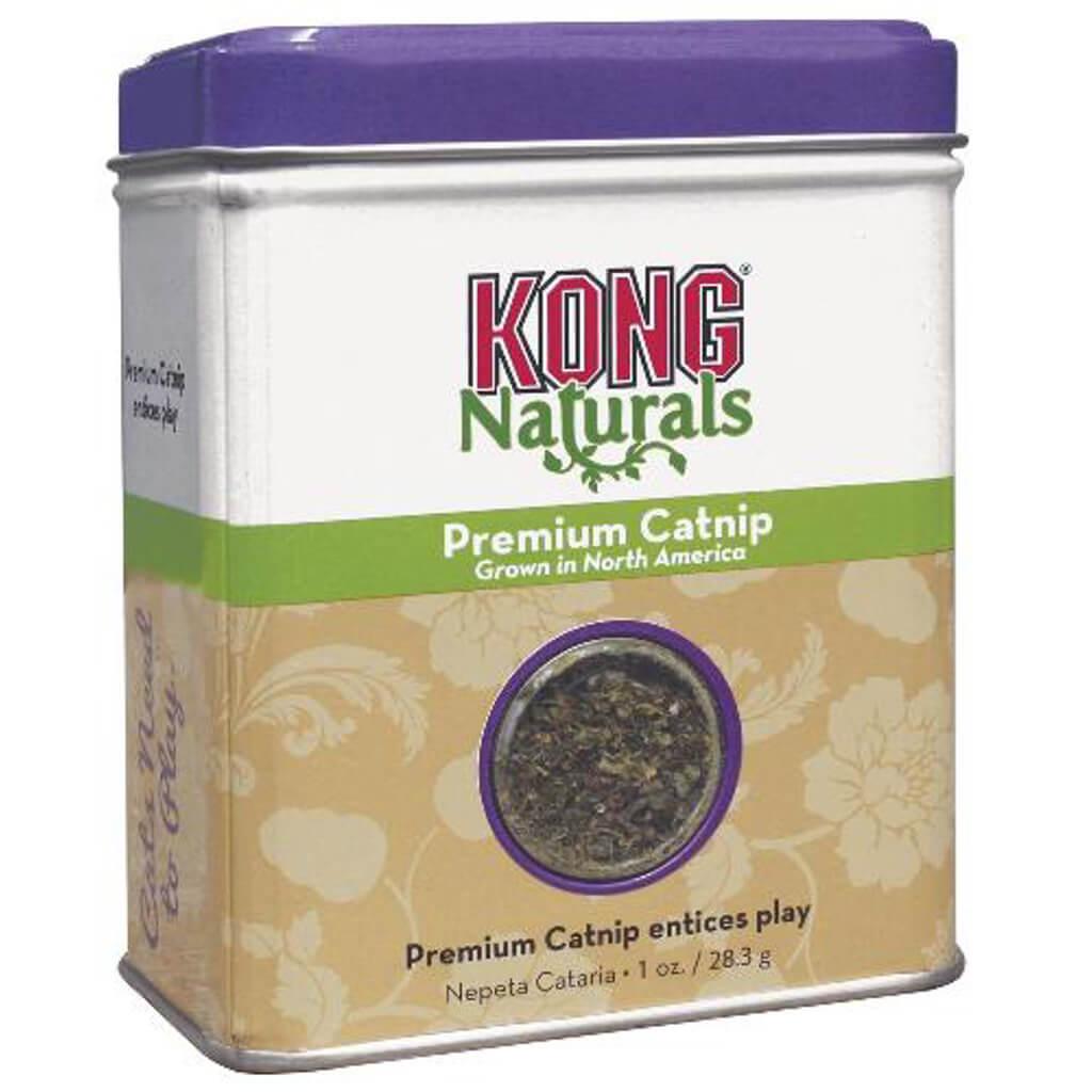 KONG Premium catnip i metalbøtte 28G
