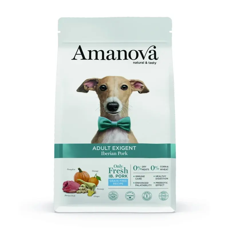 Amanova Gris - Kornfrit voksen hundefoder - 10 kg